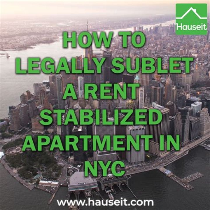 Can you sublet an apartment in NYC?