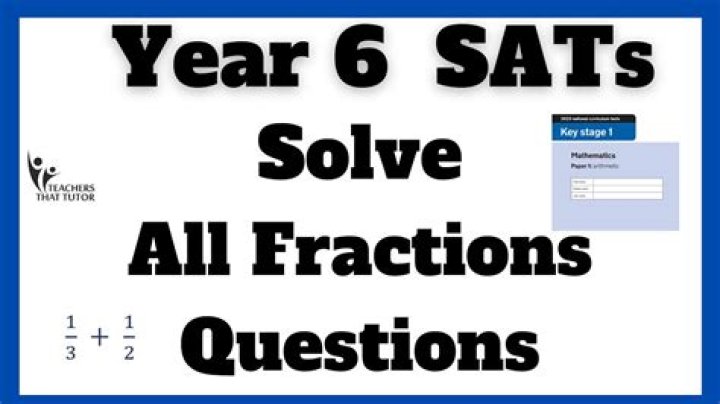 What maths is in Year 6 SATs?